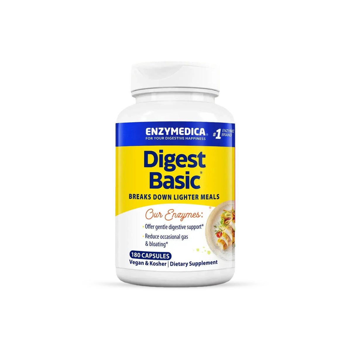 Enzymedica Digest Basic 180 Cápsulas Vegetales