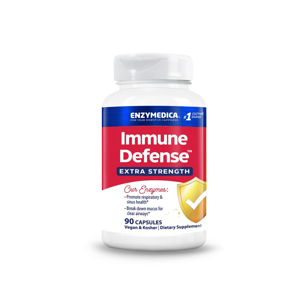 Enzymedica Immune Defense Extra Strength 90 Cápsulas Vegetales