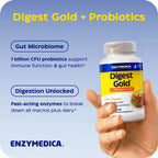 Enzymedica Digest Gold con Probióticos 90 Cápsulas Vegetales