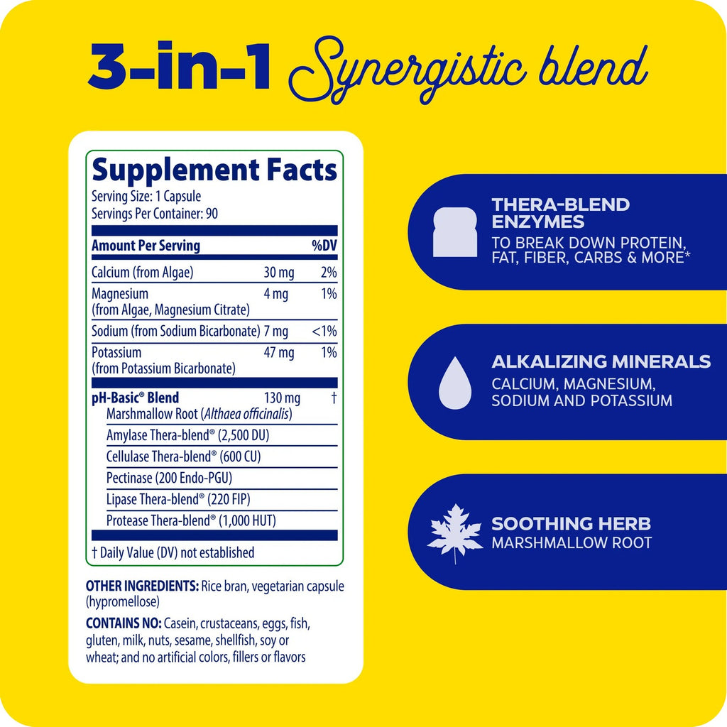 Enzymedica pH-Basic 90 Cápsulas
