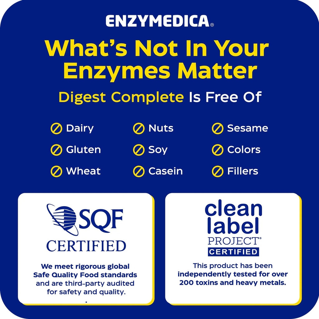 Enzymedica Digest Complete 180 Cápsulas