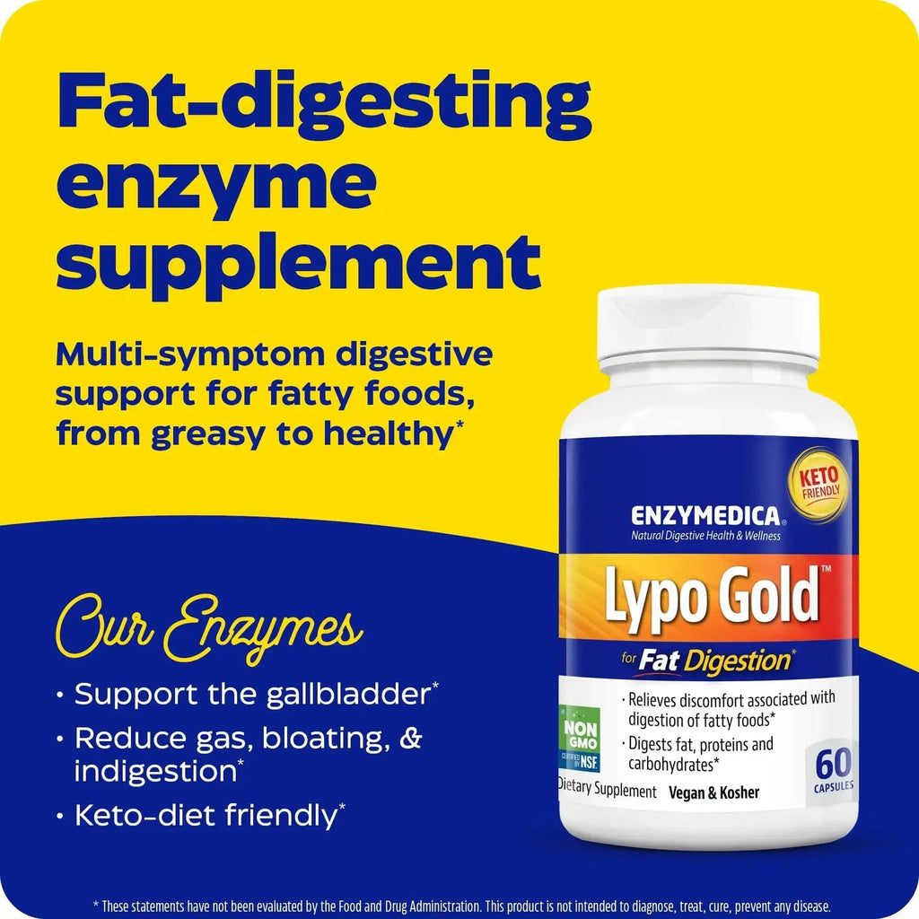 Enzymedica Lypo Gold 240 Cápsulas