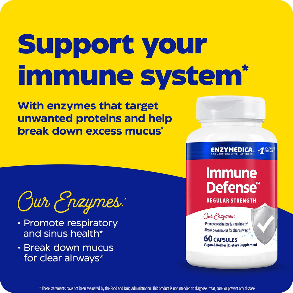 Enzymedica Immune Defense 180 Cápsulas