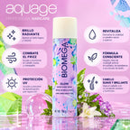 Aquage Biomega Glow Sheer Shine Spray | Spray de Brillo para el Cabello | Protección UV y Control de Frizz | 189 g (7 oz) | Unisex