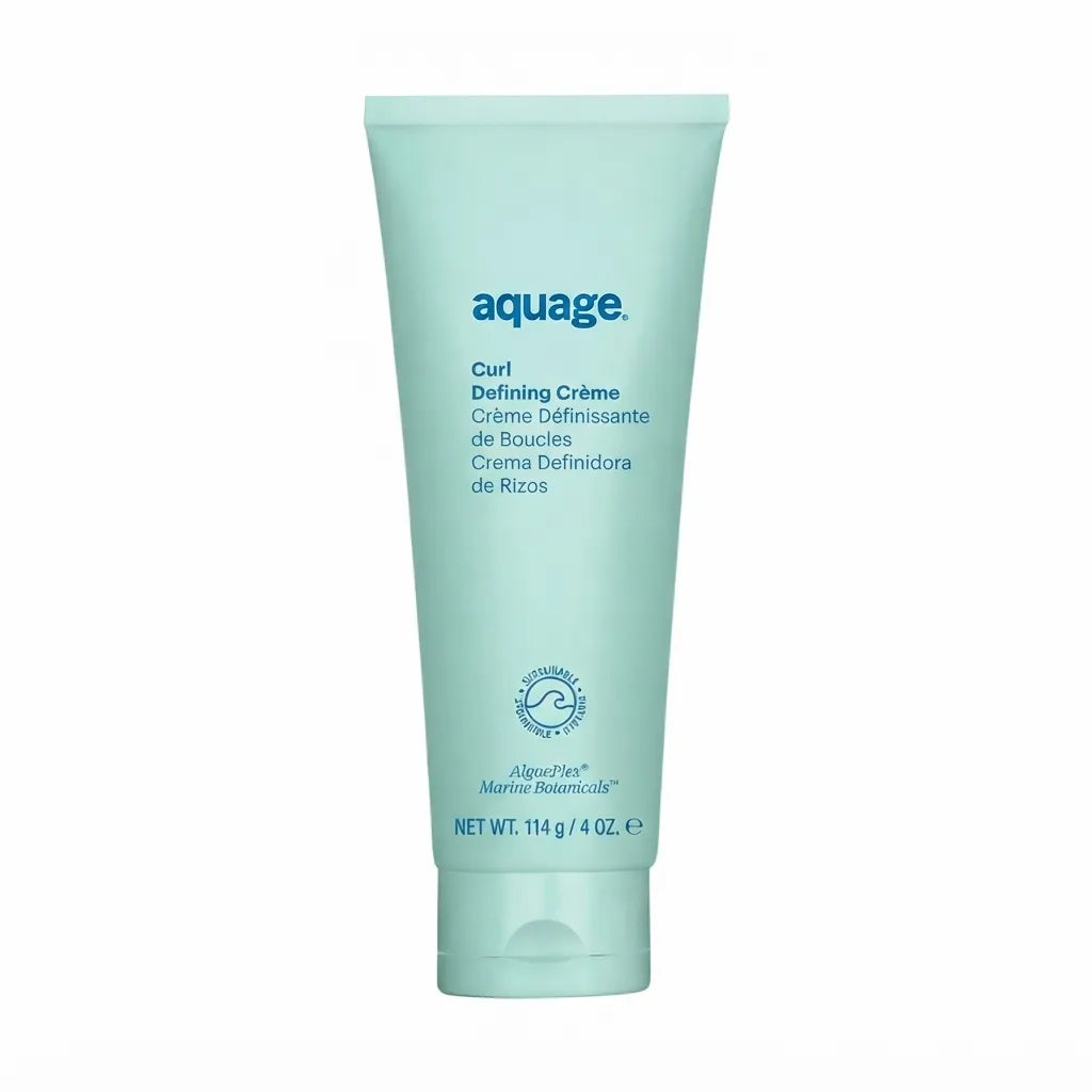 Aquage Curl Defining Crème 114 g - 4 oz | Crema Definidora de Rizos | Definición y control para tus rizos | Fórmula con AlgaePlex Marine Botanicals | Producto capilar