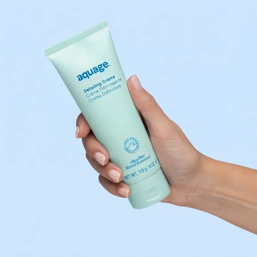 Aquage Detailing Crème 4 OZ - 113 G| Crema Definidora de Peinado | Control de frizz y textura ligera | Fórmula con Marine Botanicals | Cuidado capilar profesional