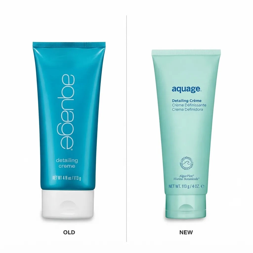 Aquage Detailing Crème 4 OZ - 113 G| Crema Definidora de Peinado | Control de frizz y textura ligera | Fórmula con Marine Botanicals | Cuidado capilar profesional