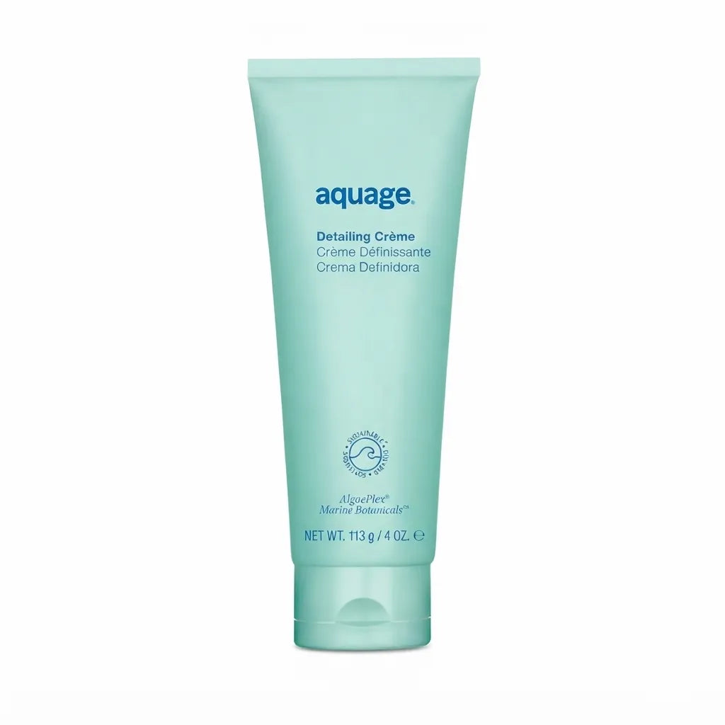 Aquage Detailing Crème 4 OZ - 113 G| Crema Definidora de Peinado | Control de frizz y textura ligera | Fórmula con Marine Botanicals | Cuidado capilar profesional