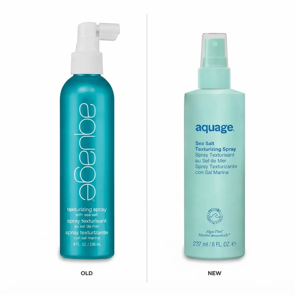 Aquage Sea Salt Texturizing Spray 8OZ-237 ml | Spray Texturizante con Sal Marina | Volumen y textura playera para el cabello | Fórmula con AlgaePlex Marine Botanicals | Cuidado capilar profesional
