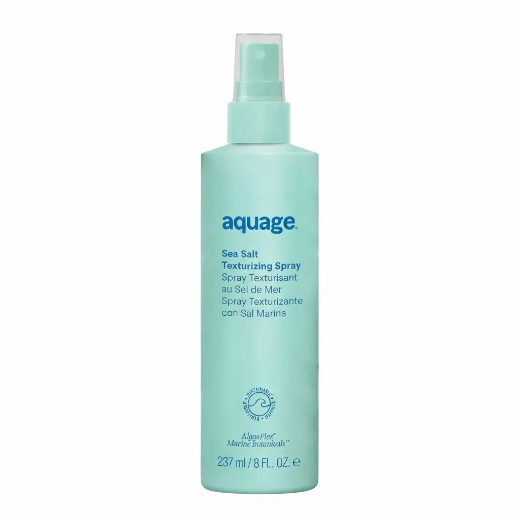 Aquage Sea Salt Texturizing Spray 8OZ-237 ml | Spray Texturizante con Sal Marina | Volumen y textura playera para el cabello | Fórmula con AlgaePlex Marine Botanicals | Cuidado capilar profesional