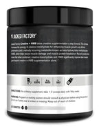 Jacked Factory Creatine + HMB | 30 servicios | Sin sabor | 5000 mg de creatina + 1500 mg de HMB | Suplemento alimenticio