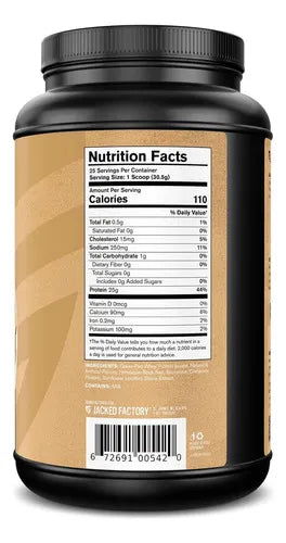 Jacked Factory Authentic ISO | 25 servicios | Salpicadura de cereal de canela | aislado de proteína de suero