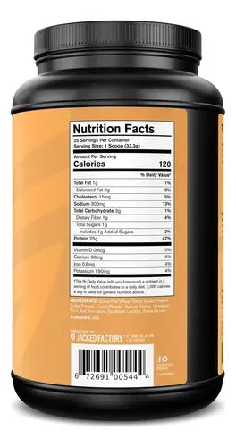Jacked Factory Authentic ISO | 25 servicios | Chocolate con mantequilla de cacahuete | proteína whey aislada