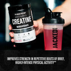 Jacked Factory Creatina Monohidratada en Polvo | 85 servicios | Limonada de cereza | 5000 mg de creatina | Suplemento alimenticio