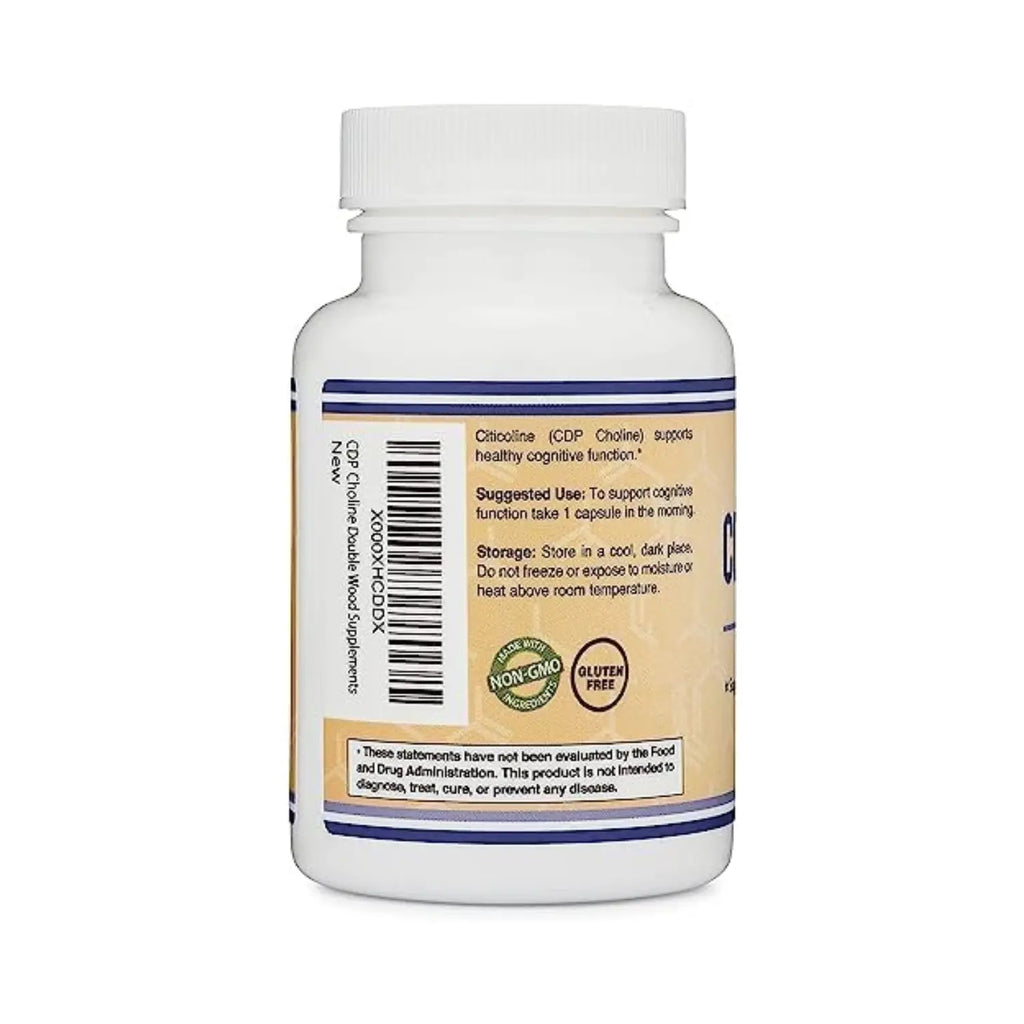 DOUBLE WOOD CDP Choline Citicolina 300mg con 60 caps. sfn