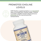 DOUBLE WOOD CDP Choline Citicolina 300mg con 60 caps. sfn