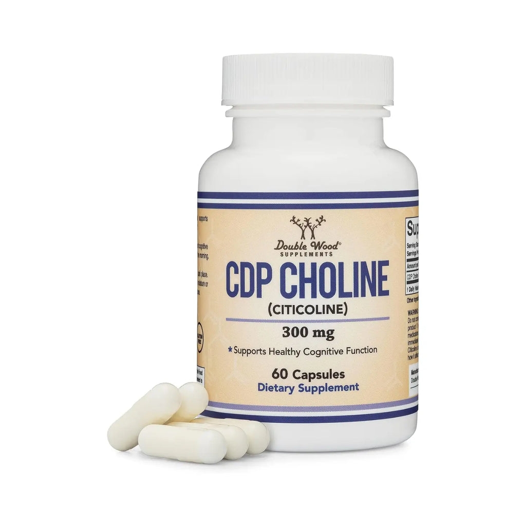 DOUBLE WOOD CDP Choline Citicolina 300mg con 60 caps. sfn