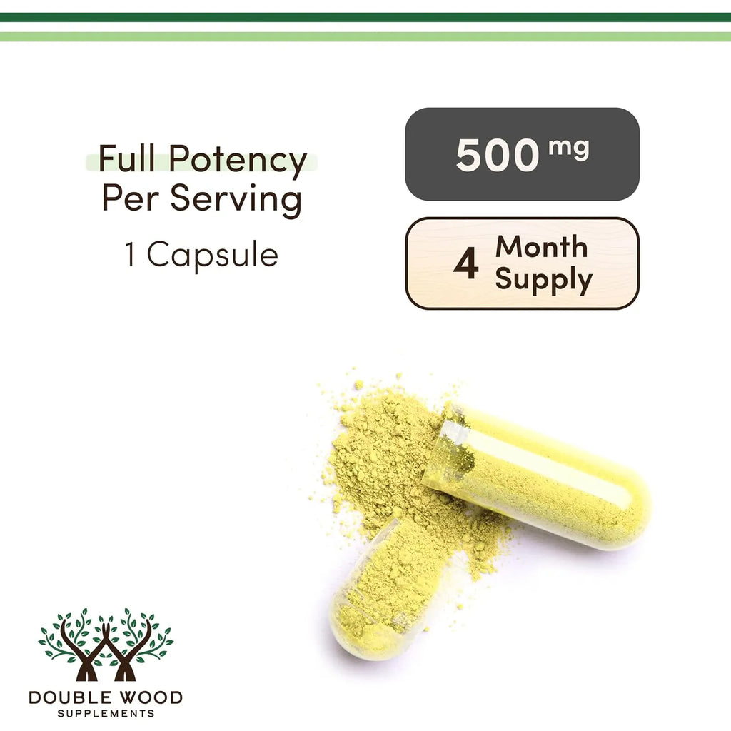 Double Wood Berberina 500 Mg, 60 Cápsulas