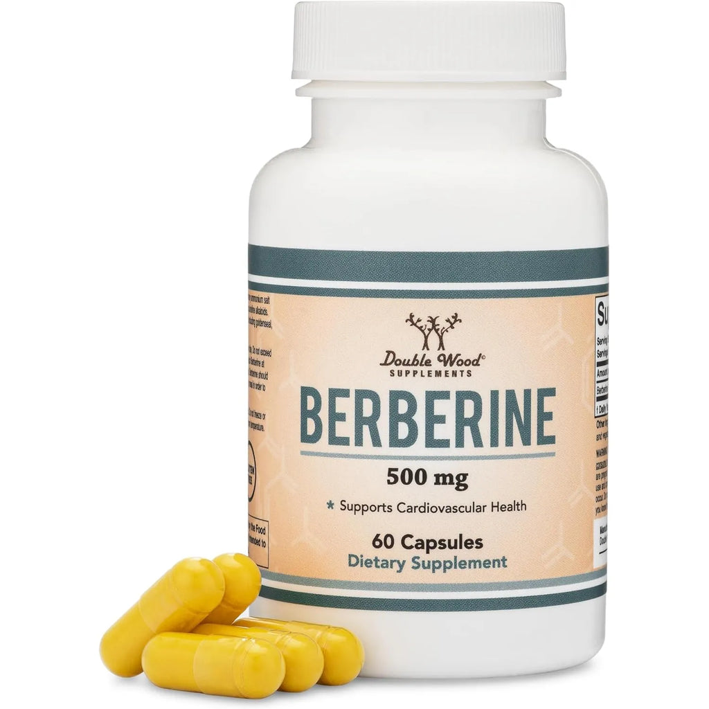 Double Wood Berberina 500 Mg, 60 Cápsulas
