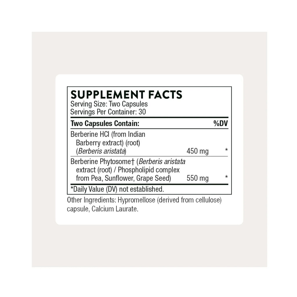 Thorne Berberine - 1000 mg 60 Capsules
