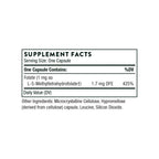Thorne 5-MTHF 1 mg (L-5-Methyltetrahydrofolate) 60 Capsules