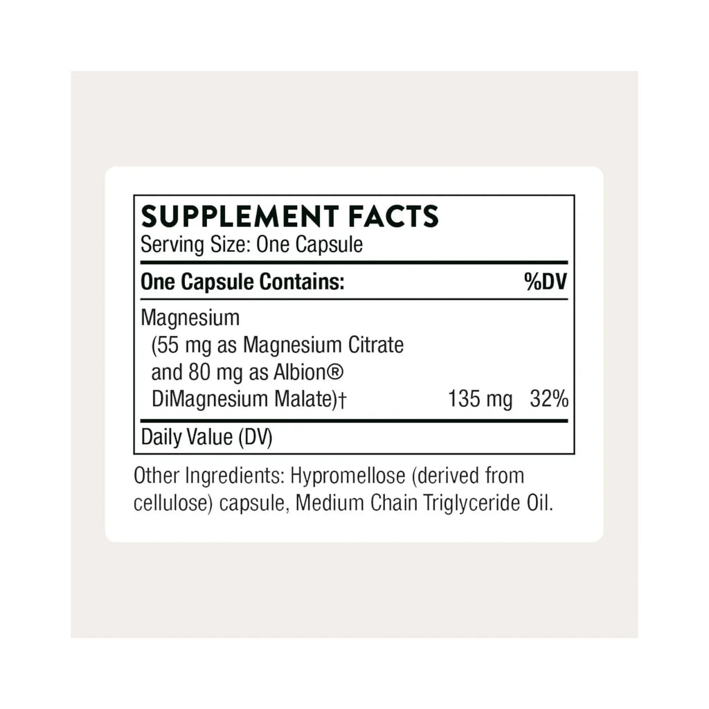 Thorne Magnesium CitraMate 90 Capsules