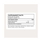 Thorne Betaine HCL & Pepsin 225 Capsules