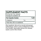 Thorne L-Arginine Liberación Sostenida 500 mg, 120 Cápsulas – Apoyo a la Circulación