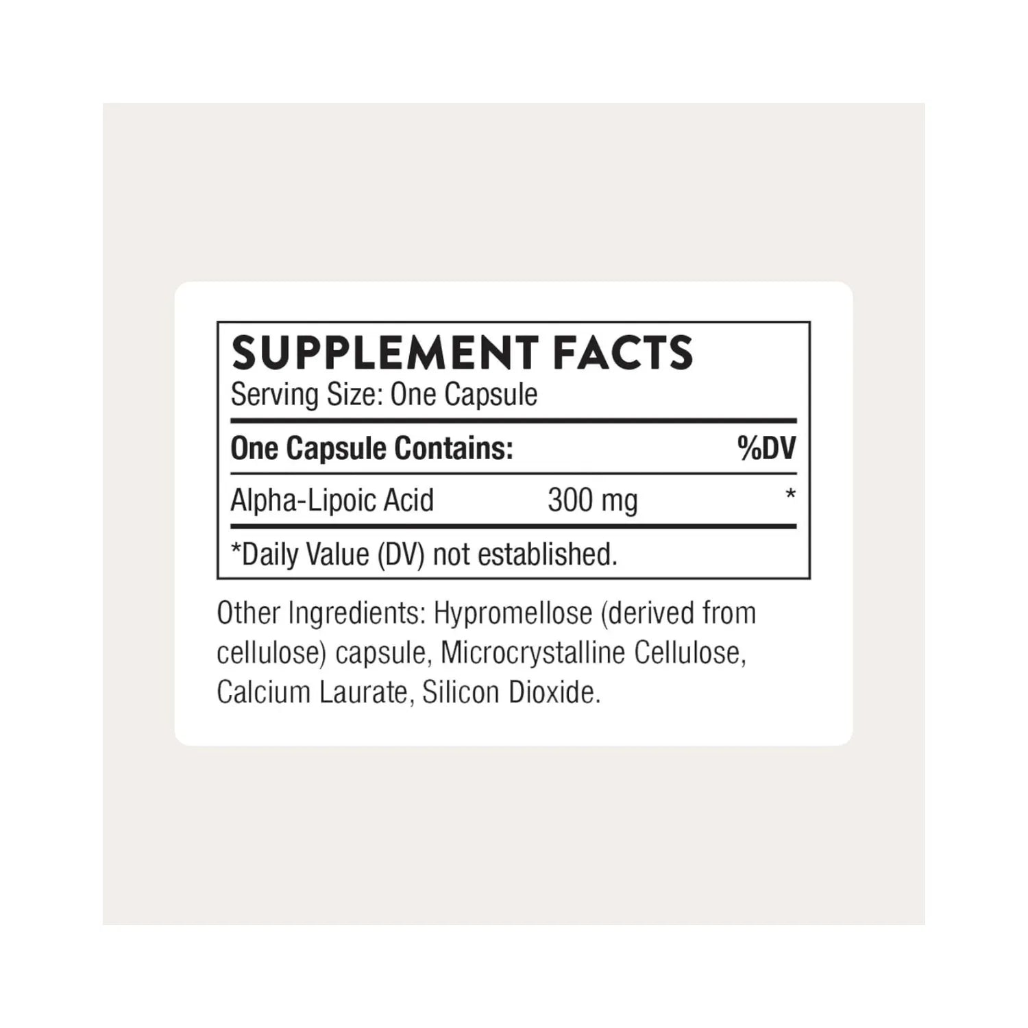 Thorne Alpha-Lipoic Acid 60 Capsules