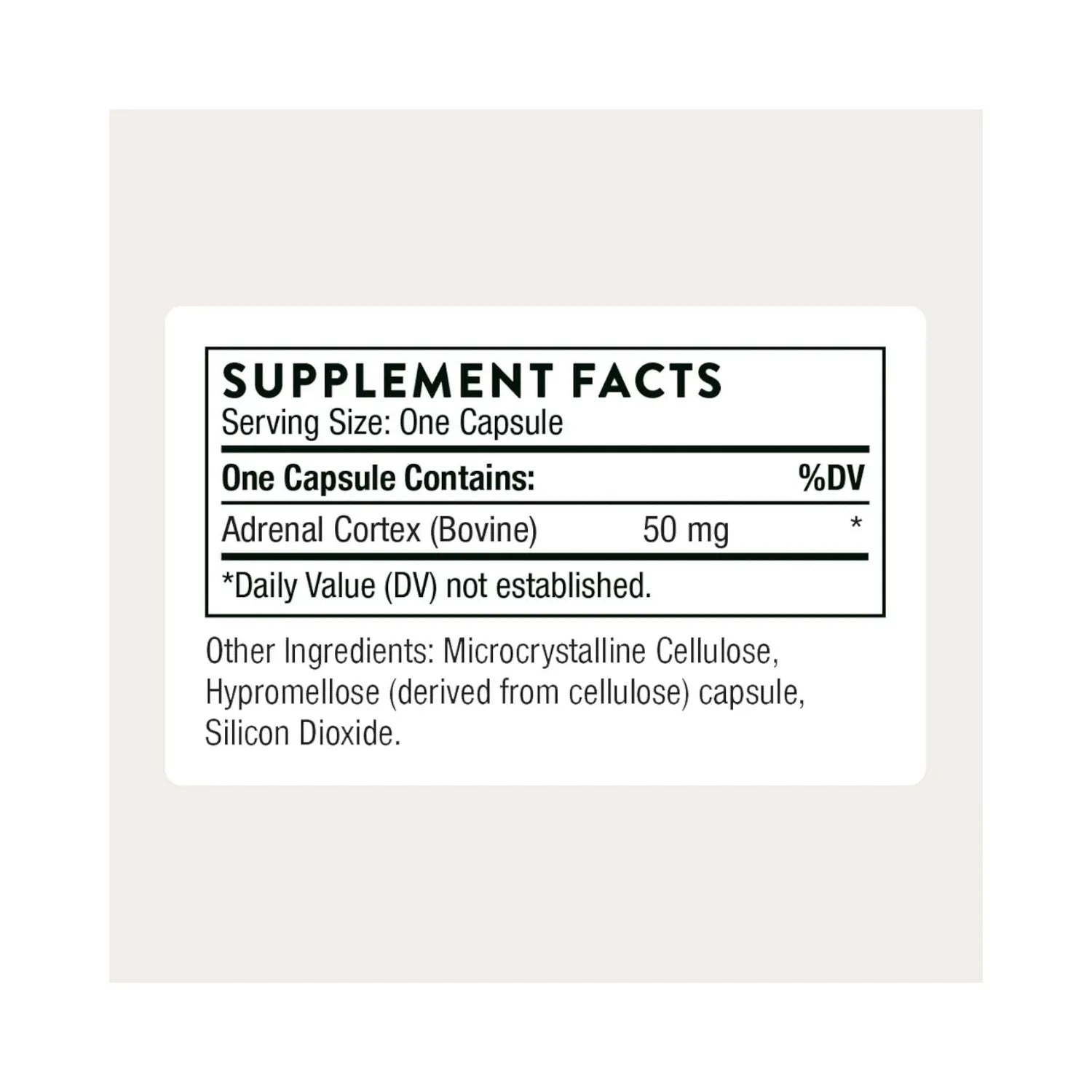 Thorne Adrenal Cortex 60 Capsules