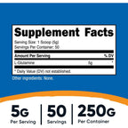 Nutricost L-glutamina Aminoacidos 250 G