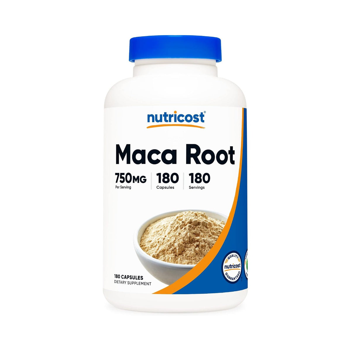 Nutricost Raíz de Maca 750 mg 180 Cápsulas