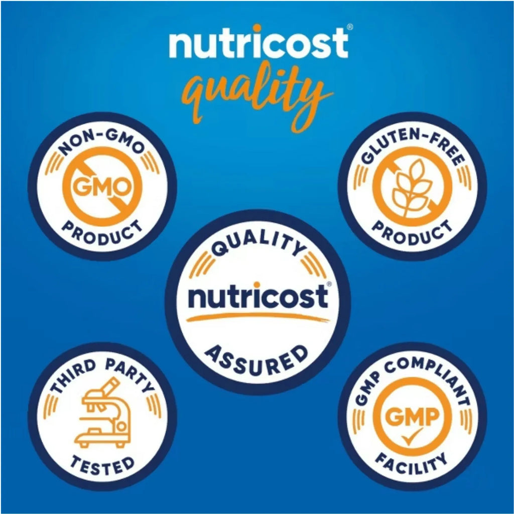 Nutricost L-Tirosina (500 mg) 180 cápsulas - Sin gluten y sin OMG, 180 porciones