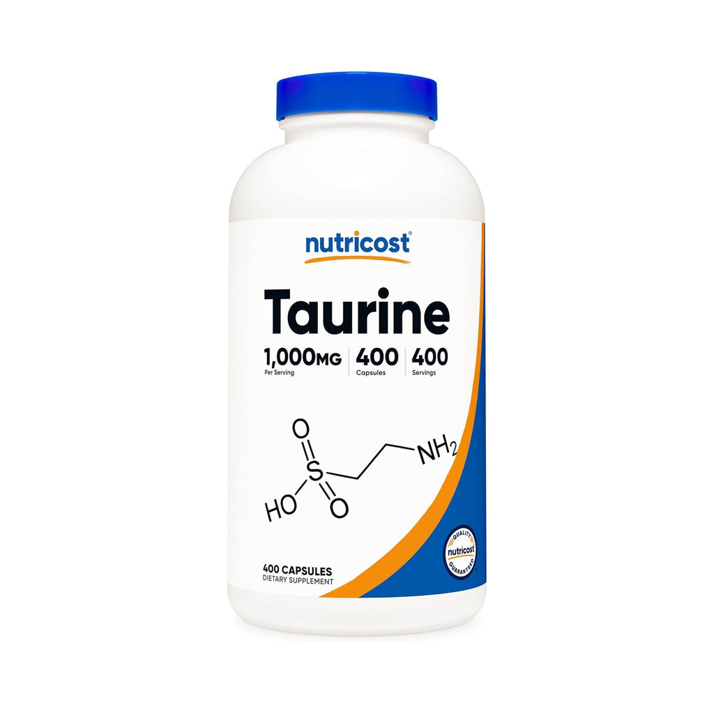 Nutricost Taurina 1000 mg 400 Cápsulas