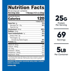 Nutricost Concentrado de Proteína de Suero en Polvo 5 lb Sin Sabor