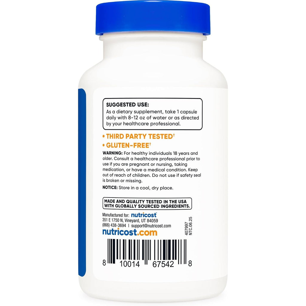 Nutricost DIM Diindolilmetano 300 Mg 120 Cápsulas