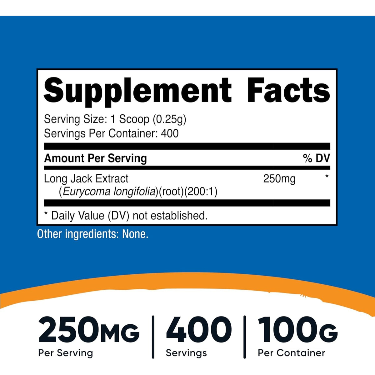 Nutricost Long Jack Extracto 100:1 en Polvo 100 g