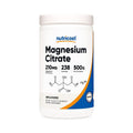 Nutricost Citrato de Magnesio en Polvo 500 g 319 Porciones Sin Sabor