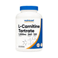 Nutricost Tartrato de L-carnitina 1000 mg 240 Cápsulas