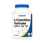 Nutricost Tartrato de L-carnitina 1000 mg 240 Cápsulas