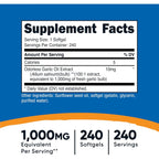 Nutricost Ajo 1000 mg 240 Cápsulas Blandas
