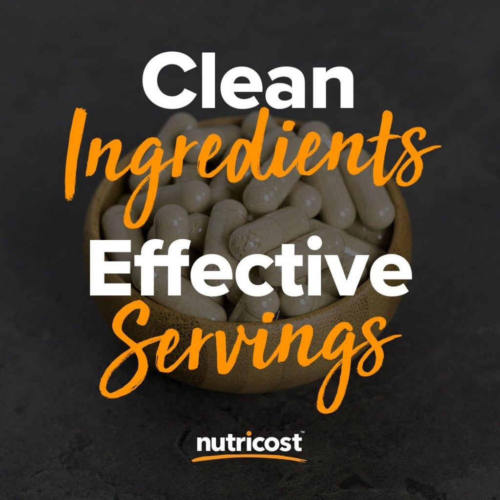 Nutricost Extracto de Raíz de Jengibre 550 mg 240 Cápsulas