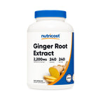 Nutricost Extracto de Raíz de Jengibre 550 mg 240 Cápsulas