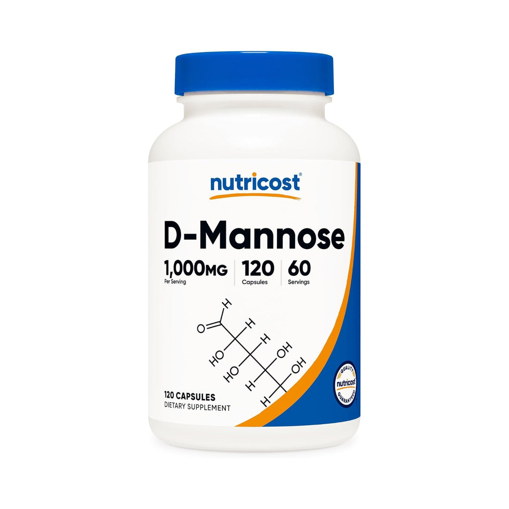 Nutricost D-Manosa 1000 mg 120 Cápsulas