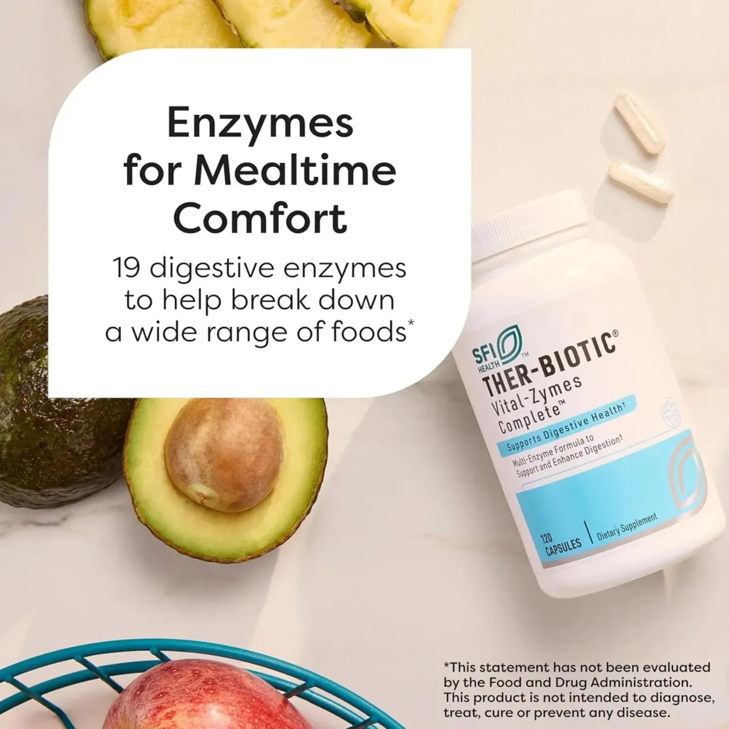 Klair Labs Vital-Zymes Complete 120 caps sfn