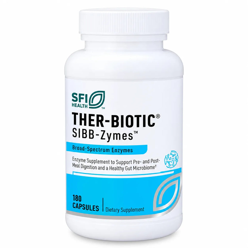 Klaire Labs Ther-Biotic SIBB-Zymes | 180 Cápsulas Vegetales | Apoyo Digestivo y Descomposición de Nutrientes | Suplemento Alimenticio