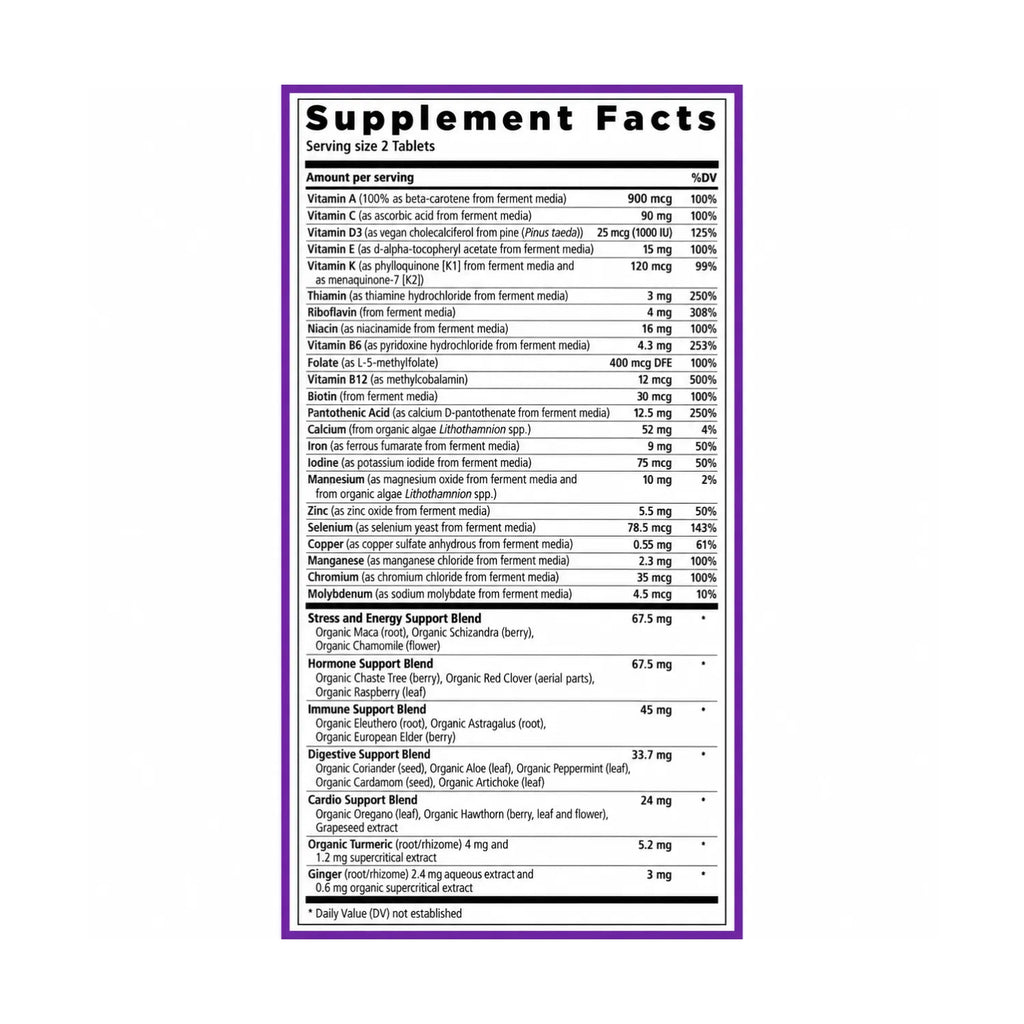 New Chapter Multivitamínico Avanzado para Mujeres 120 tabs