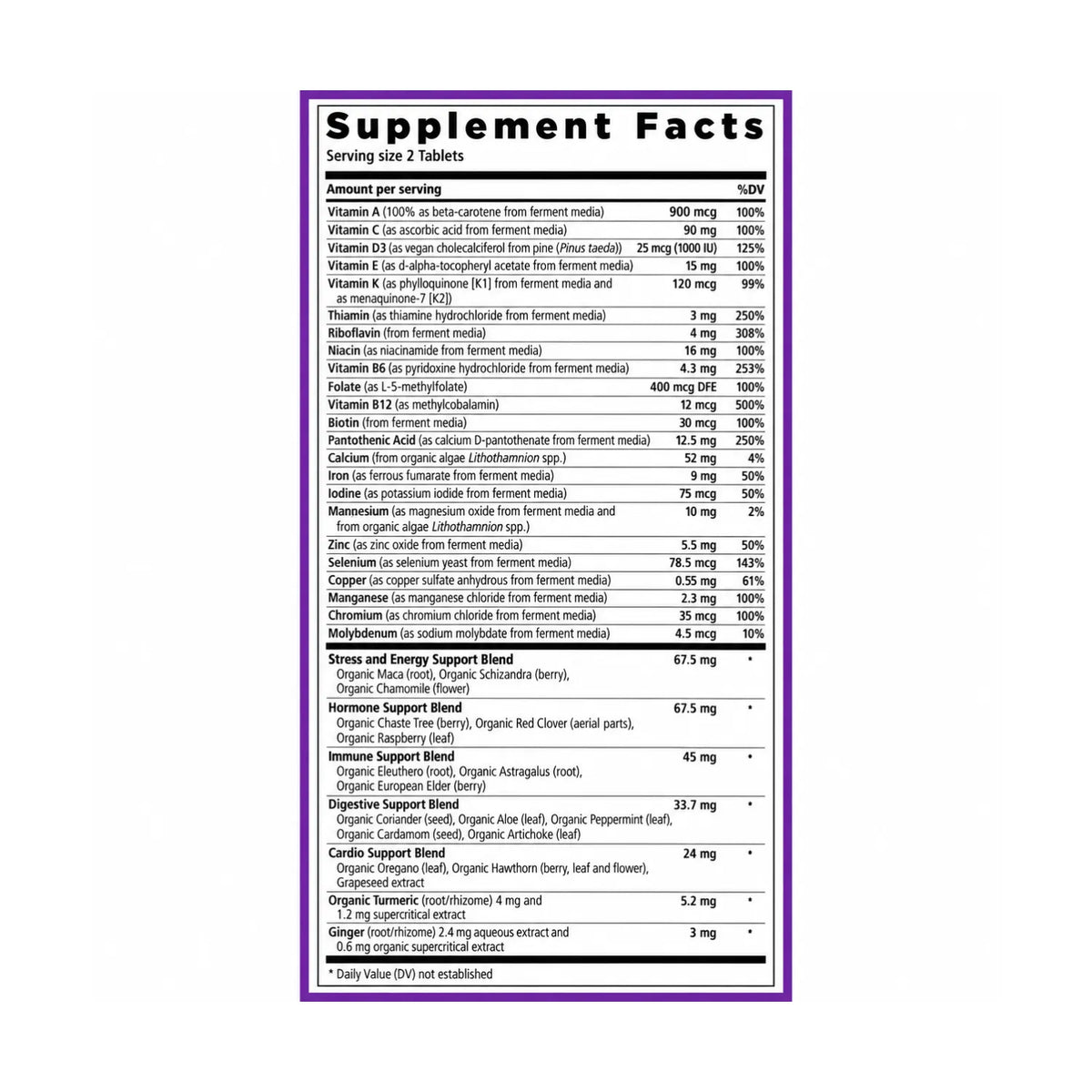 New Chapter Multivitamínico Avanzado para Mujeres 120 tabs