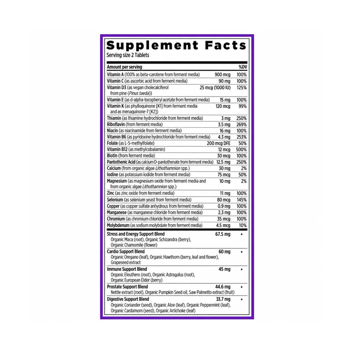 New Chapter Multivitamínico diario para todos los hombres 48 caps