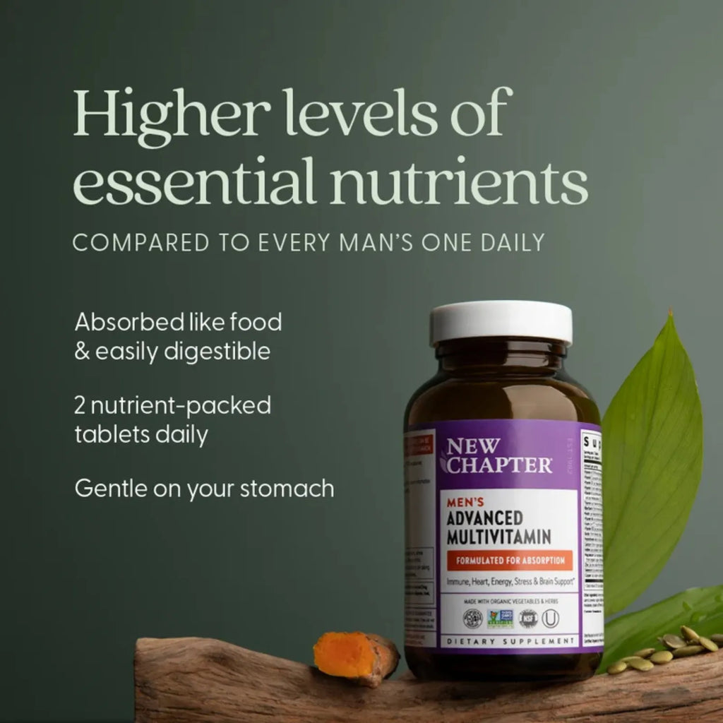 New Chapter Multivitamínico diario para todos los hombres 48 caps